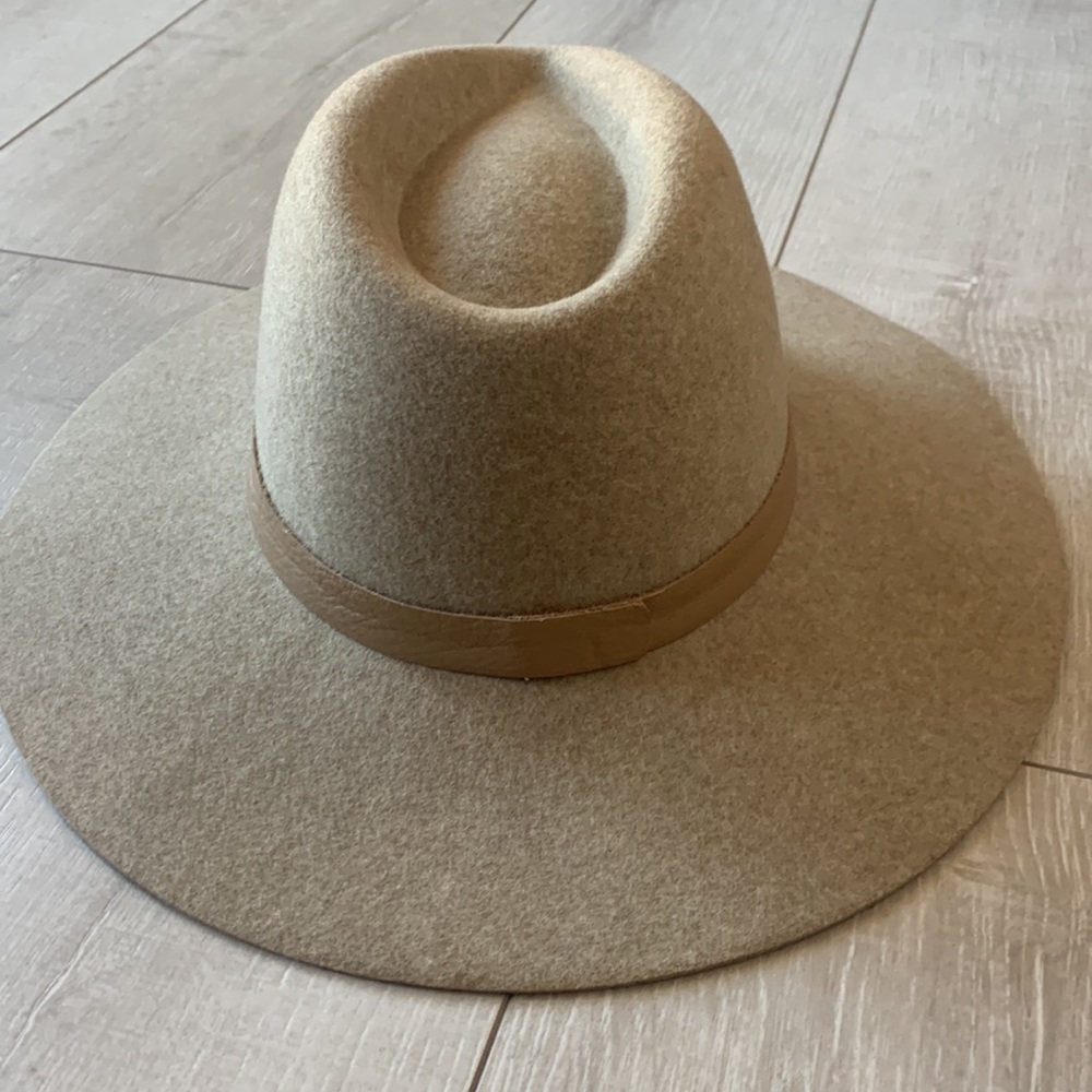 NWOT LACK OF COLOR TAN 100% AUSTRALIAN WOOL HAT SIZE 57M (M) PRISTINE CONDITION - Picture 3 of 10
